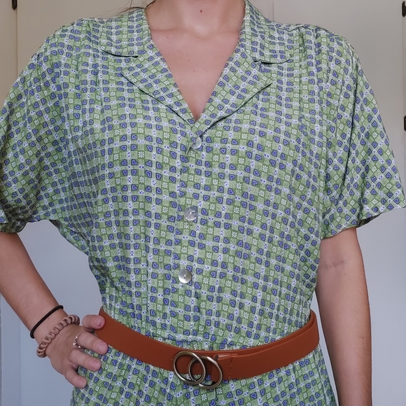 Vintage Carol Anderson Heart Floral Maxi Dress - Picture 3 of 15